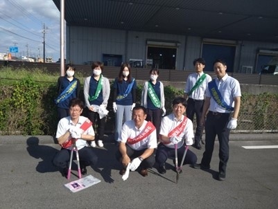 夏季交通安全キャンペーン及び清掃活動＠安城営業所