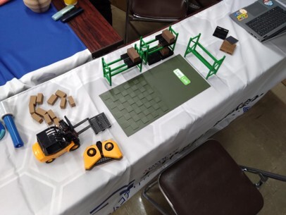 当日の体験ブース全体（俯瞰）